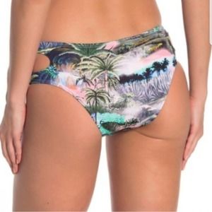 NWT The Bikini Lab Cutout Hip Jungle Bikini Bottom